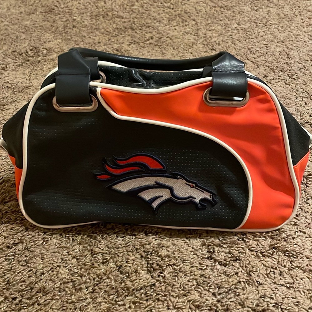 Denver Broncos bowler-style purse